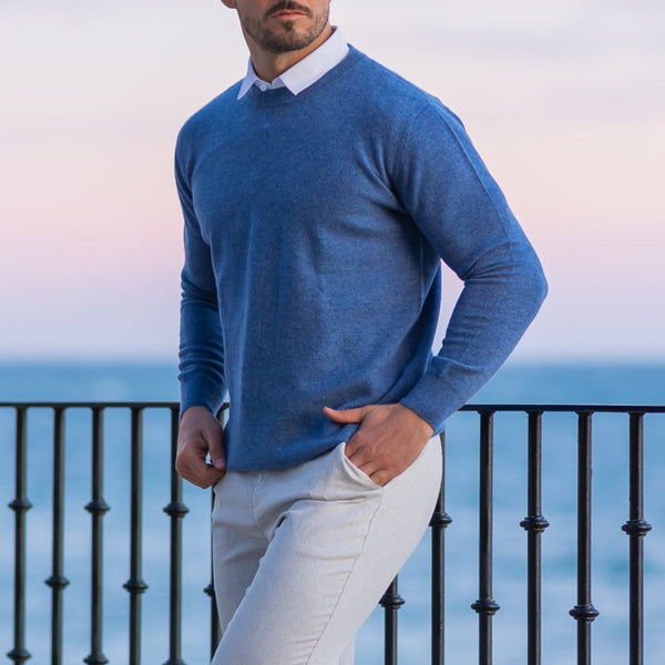 CIRANO: CLASSIC MERINO SWEATER – Enzo Cavalli
