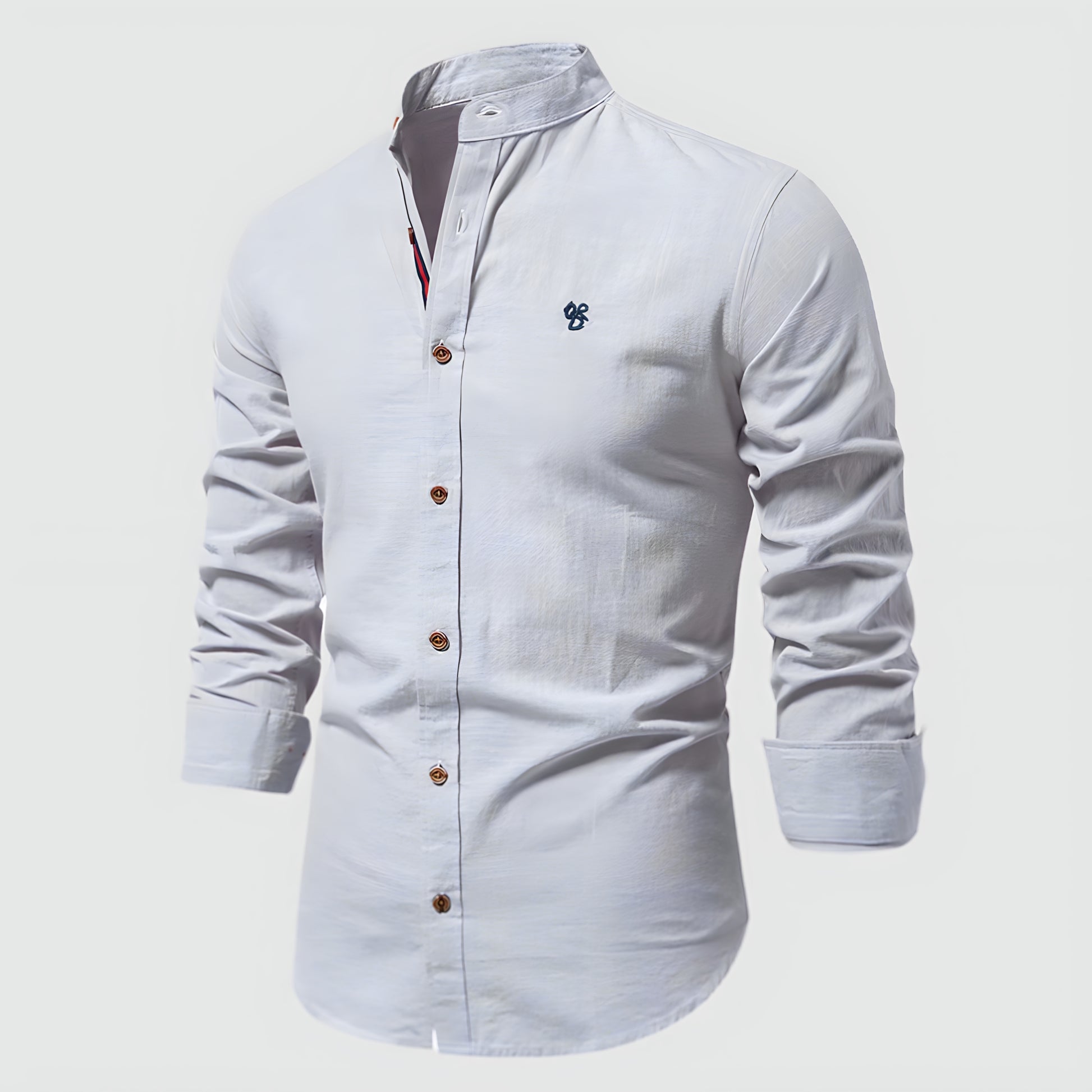 enzo mens dress shirts Enzo Eleganza White Laydown Dress Shirt 17 32-33