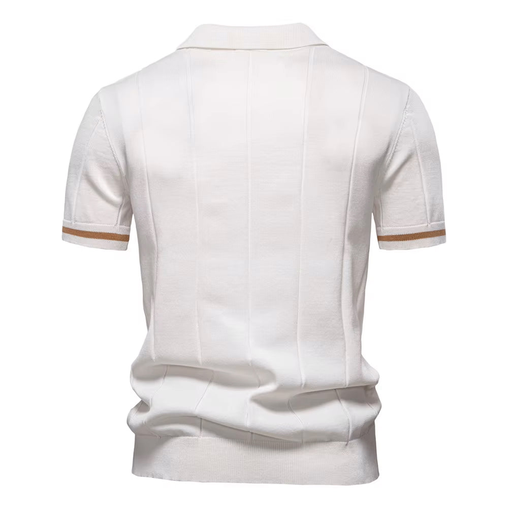 Torino Quarter-Zip Polo – Enzo Cavalli