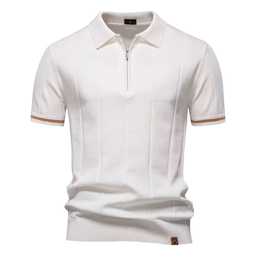 Torino Quarter-Zip Polo – Enzo Cavalli
